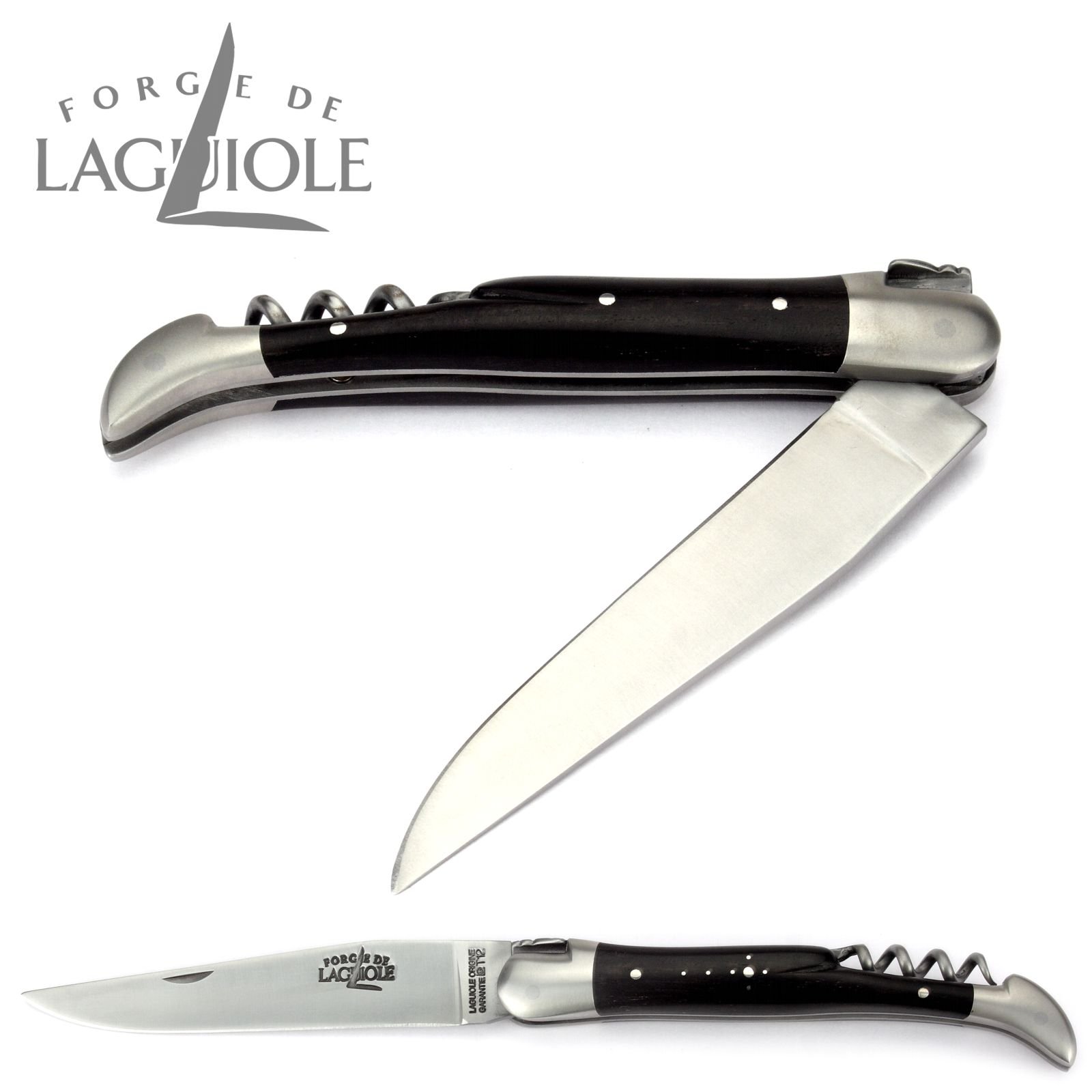 Forge de Laguioleステファンランボー バターナイフ角ハンドル2個 Forge de Laguioleステファンランボー バターナイフ角ハンドル2個